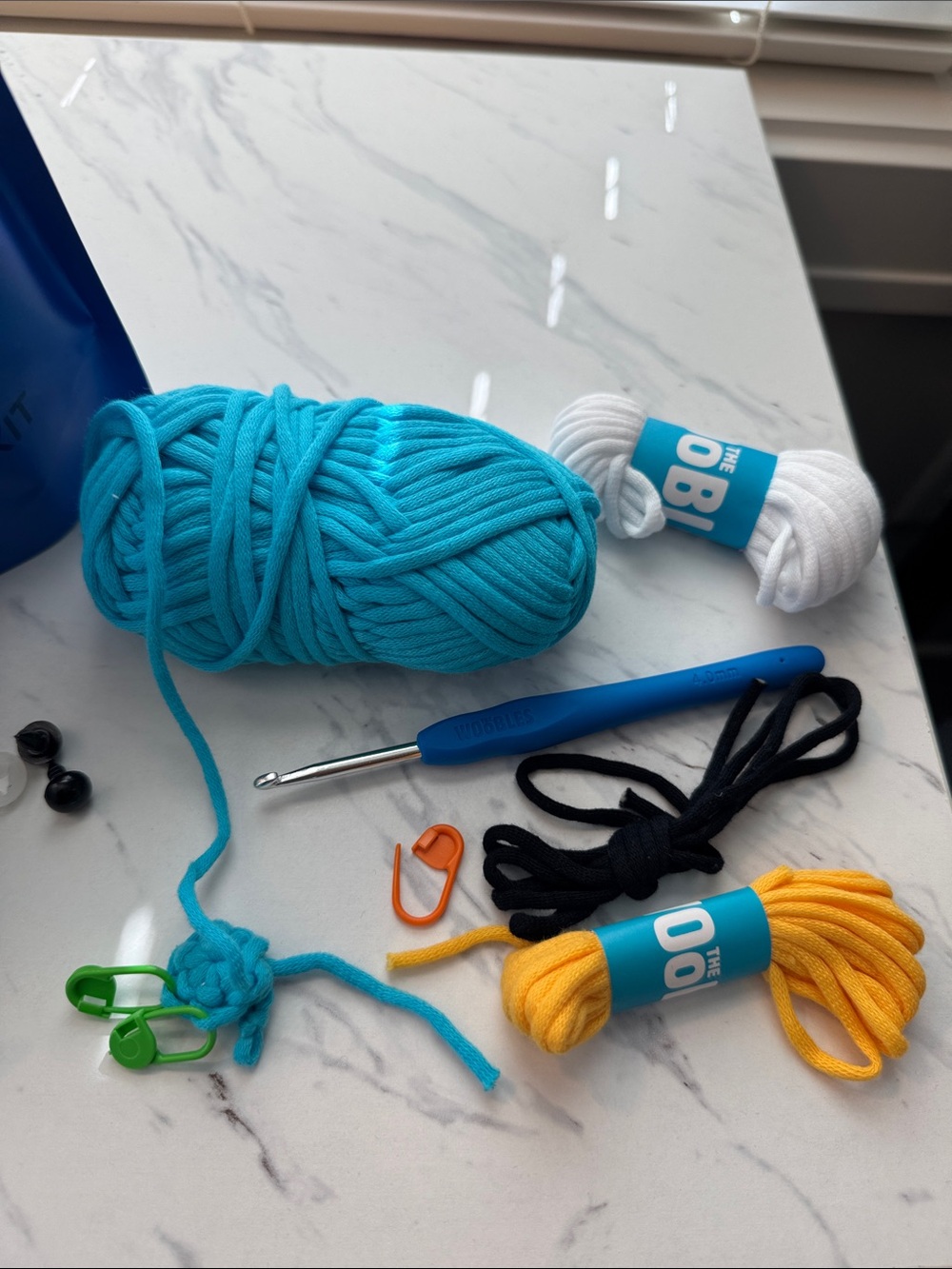 The Woobles Kids Crochet Kit - Narwhal - Picture 5 of 7